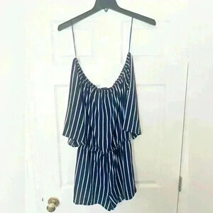 Ambiance | Blue & White romper